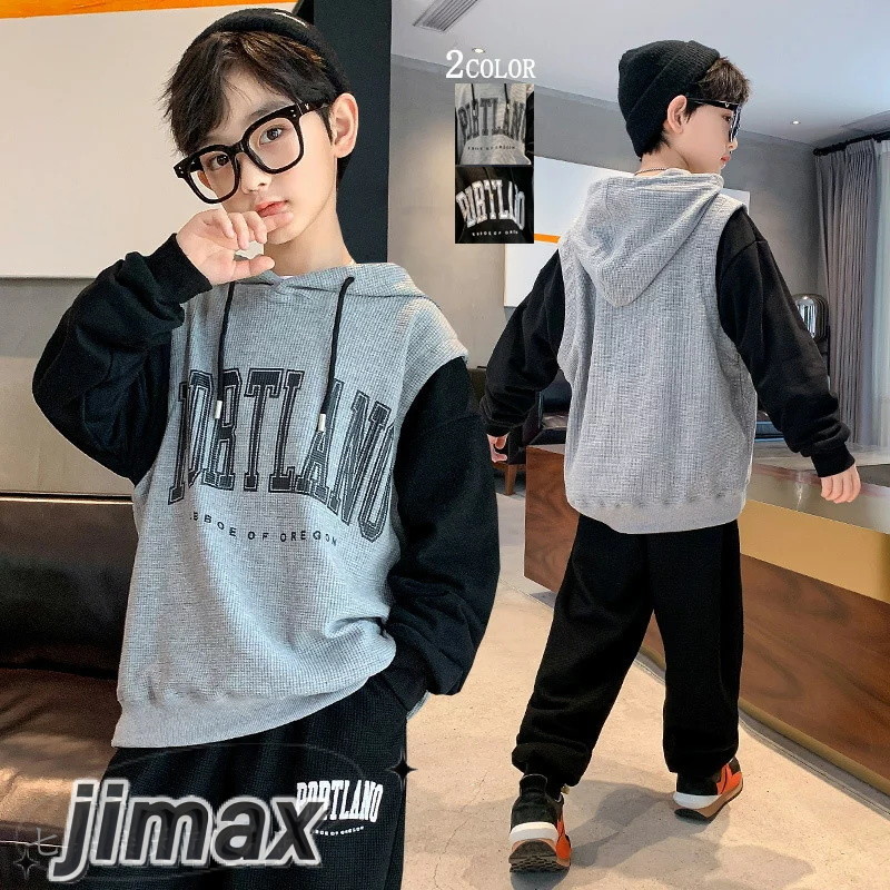 ジャージ キッズ 男子 上下 長袖 春秋 2点セット 子供服 ジュニア セットアップ パーカー 長ズボン トレーナー スポーツウェア 運動服 おしゃれ 可愛い 新品 ホワイトデー