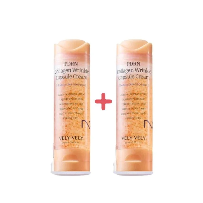 [26SS/New](1+1)PDRNコラーゲン リンクル カプセルクリーム 50ml #Sodium DNA 5,000ppm #輝き #アスタキサンチン