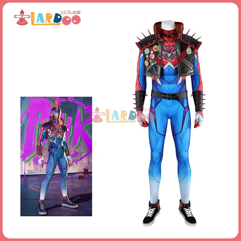 【工場直販 品質保証】 マーベル・ライバルズ Spider punk 2099 スパイダーパンク2099 Marvel Rivals コスチューム コスプレ衣装