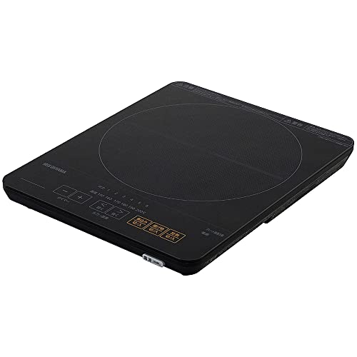 アイリスオーヤマ IHクッキングヒーター 卓上 1400W 薄型 タイマー機能 マグネットプラグ式 ブラック IHC-T43-B