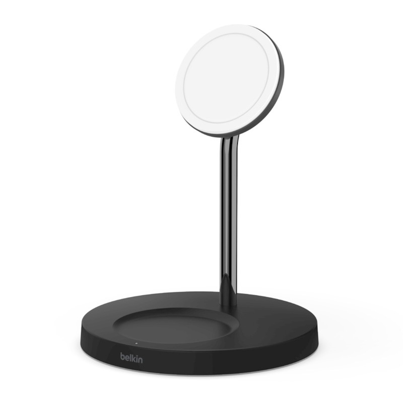 BELKIN WIZ010DQBK BOOSTCHARGE PRO MagSafe対応 2-in-1磁気ワイヤレス充電スタンド（ブラック） WIZ010DQBK 6,970円