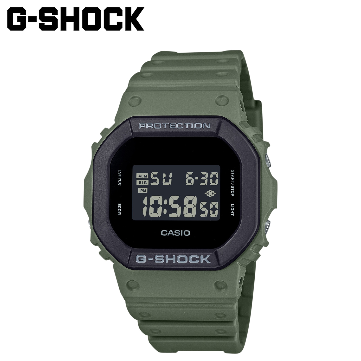 G-SHOCK 腕時計 DW-5610UU-3JF 5600 防水 ジーショック Gショック G-ショック メンズ レディース カーキ