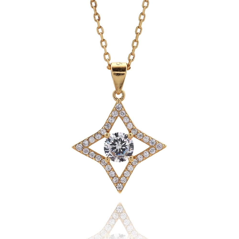 S925 超新星 星 ネックレス 金 [fhns019-gold] 5,451円