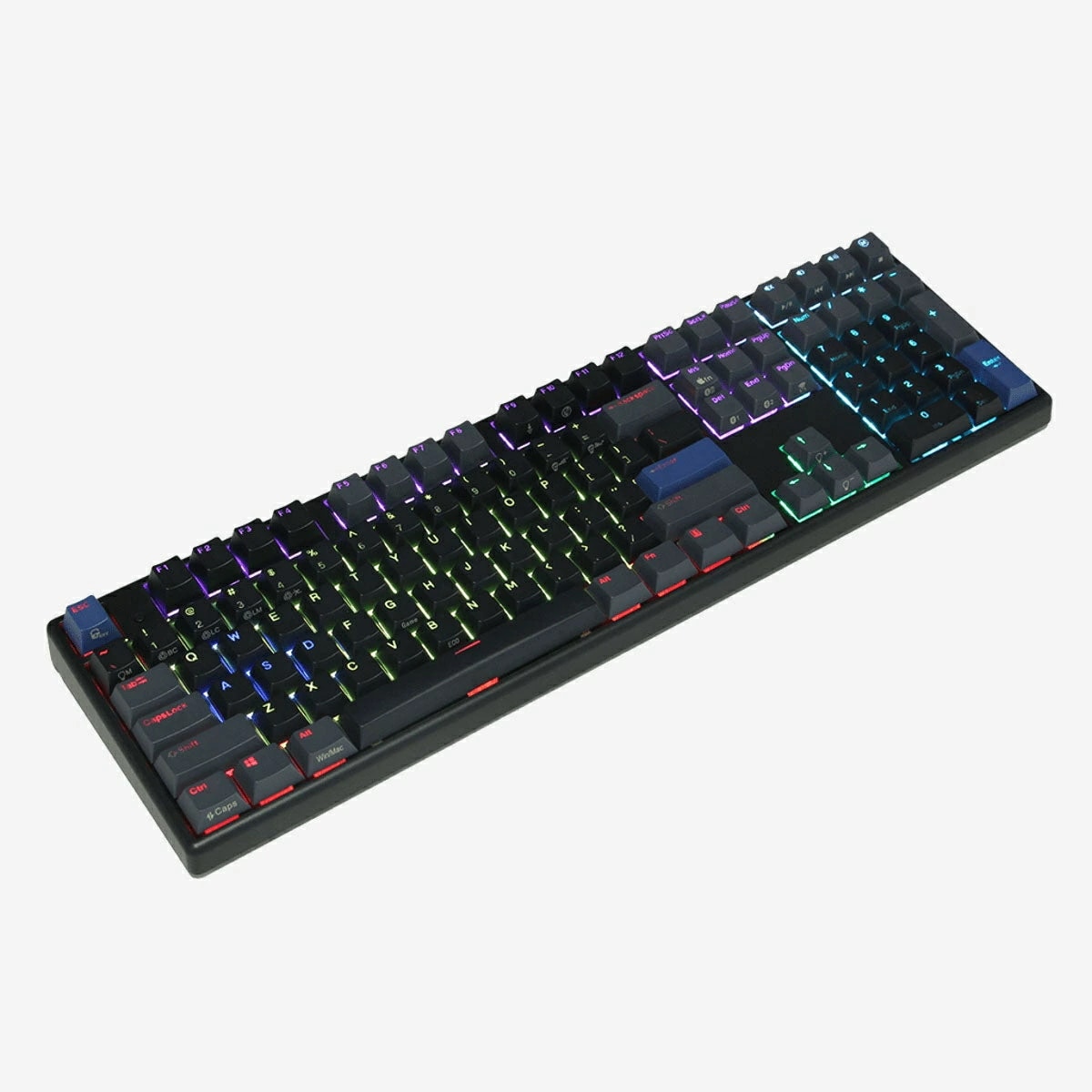 NIZ フルサイズ 静電容量無接点方式キーボード ブラックLEDバックライト 108キー 有線(USB-TypeC)接続 無線（Bluetooth・2.4G Hz）接続 キー荷重35g 英語配列 PB