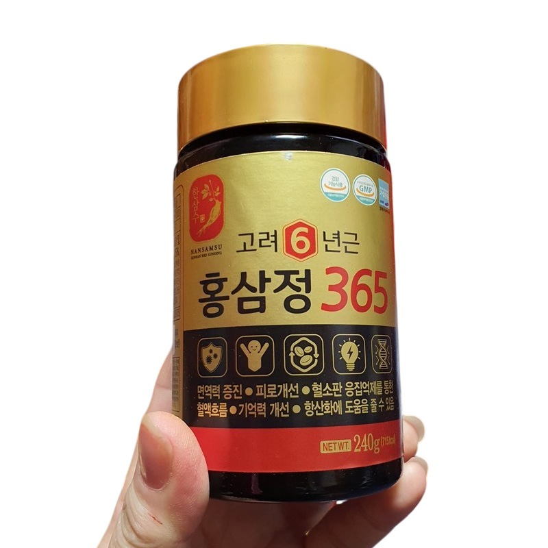 高麗 6年根 ホンサムジョン365/ 240g/ 4個 5,349円
