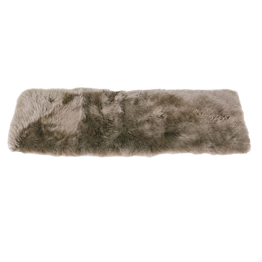 ムートンロングクッション 40x120cm ブラウン LWR512BR