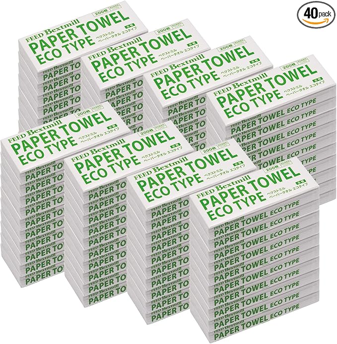 ペーパータオル エコタイプ 小判 ベクストミル 紙タオル 手拭き 大容量