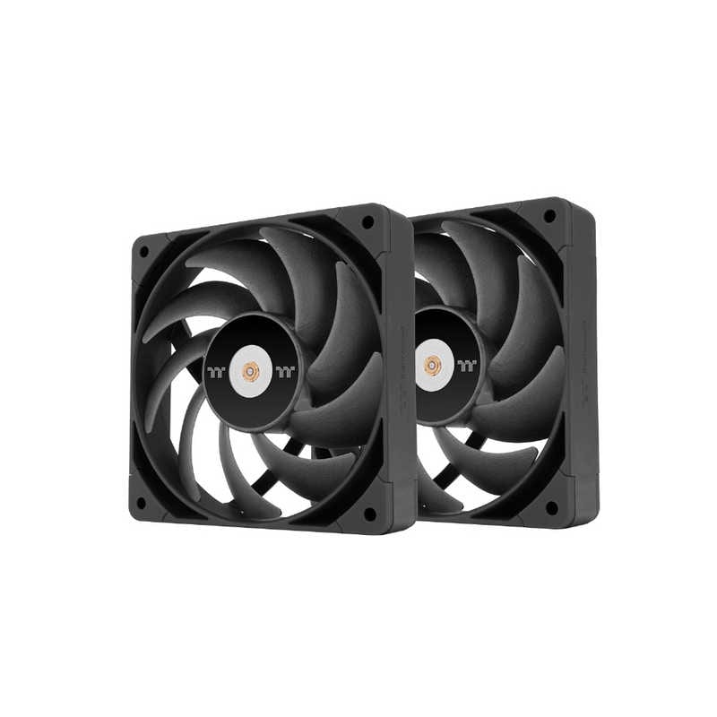THERMALTAKE　ケースファンx2 ［140mm /2000RPM］ TOUGHFAN 14 Pro 2Pack ブラック　CL-F160-PL14BL-A冷却パーツ