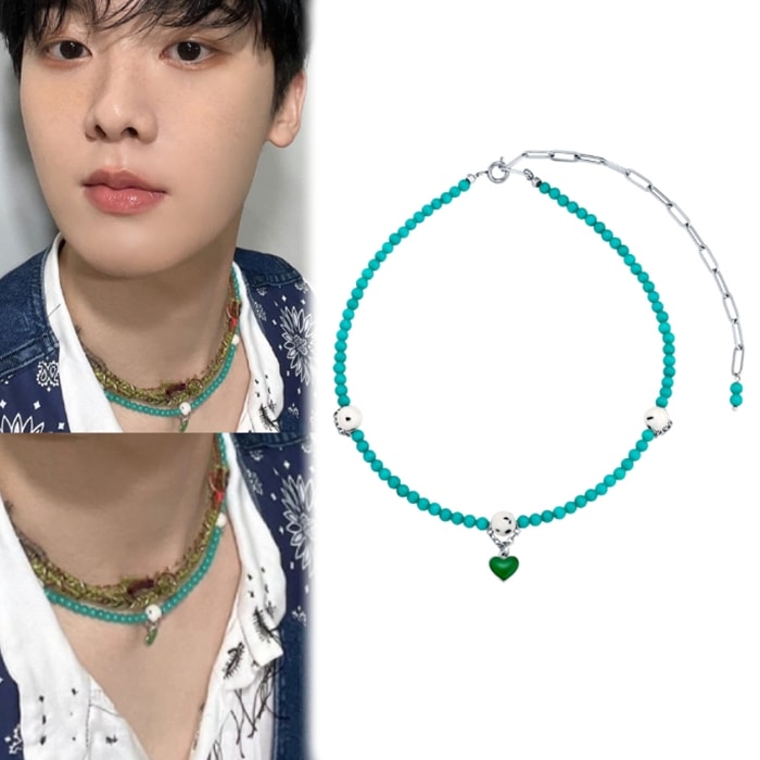 【ASTRO着用】SENTIMENTS no.233 necklace mint green 7,319円