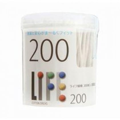 平和メディク ライフ綿棒 ホワイト 200本入×100セット 6166