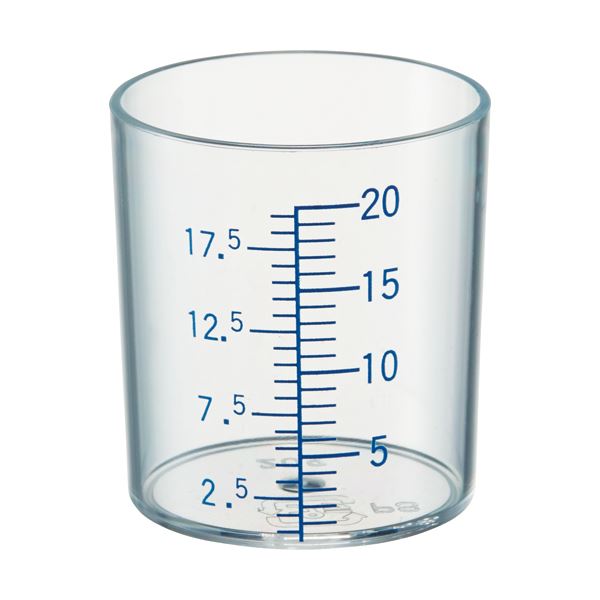 （まとめ）診療化成 SK計量カップ 青 目盛20ml 7952 1箱（100個） [x3セット]