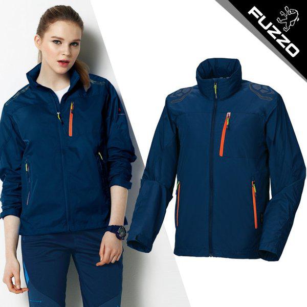 ウィンドブレーカージャケット（FZ317-1）ネイビー_イ