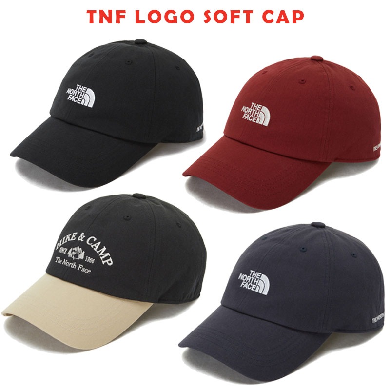 韓国正規品保証 関税負担なし NE3CP51A TNF LOGO SOFT CAPデイリー 基本 着装 男子 女子 人気 韓国 ファッション 男女共用 アウトドア