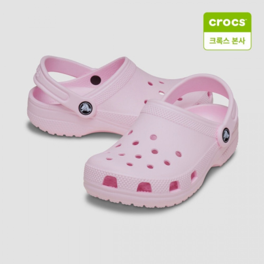 クロックススターフィールド水原クラシッククロッグキッズピンクミルク 206991-6ZW
