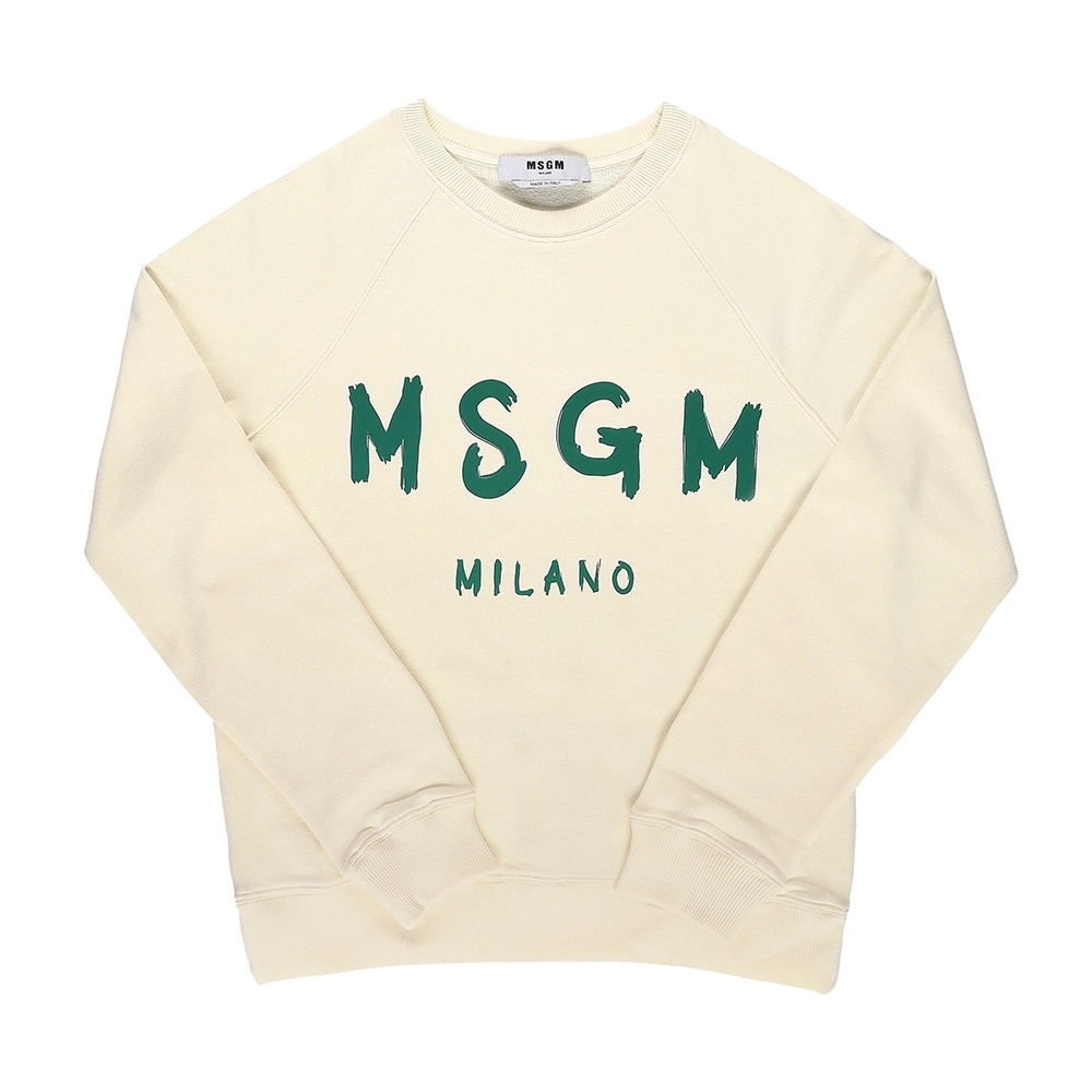MSGM 3741MDM513 247799 02 起毛加工ロゴ女性用スウェットシャツ