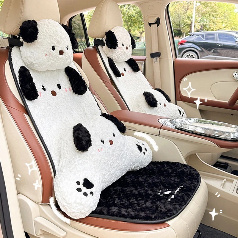 漫画カーシートクッション冬ぬいぐるみ女神インターネットセレブ暖かいおならクッションかわいい子犬リア一体型カーシートクッション 8,258円