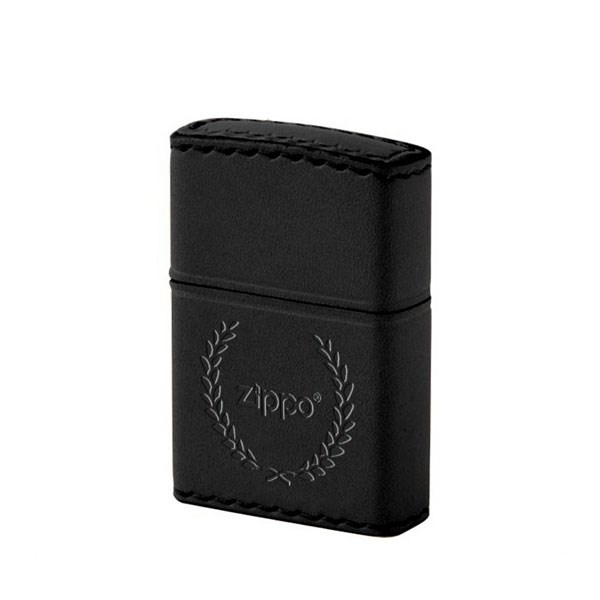 ZIPPO ジッポライター ジッポー ZIPPO B-7 革巻き レザー 月桂樹 ブラック