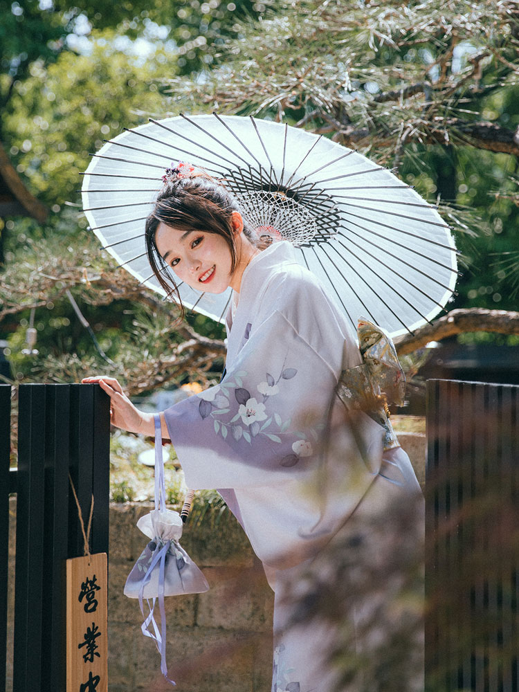 和風浴衣改良版着物夏モダン女性ドレス桜
