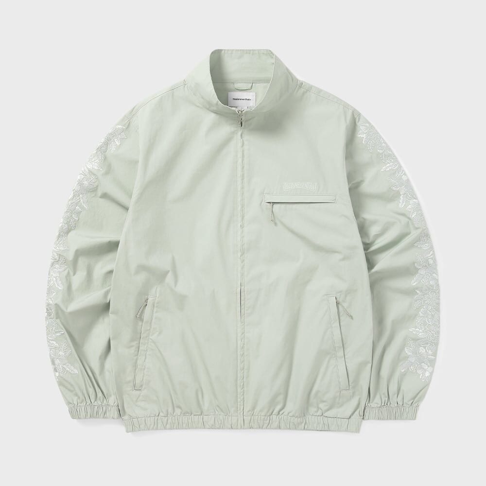 ディスイズネバーゼット フローラル刺繍ジャケット ミント