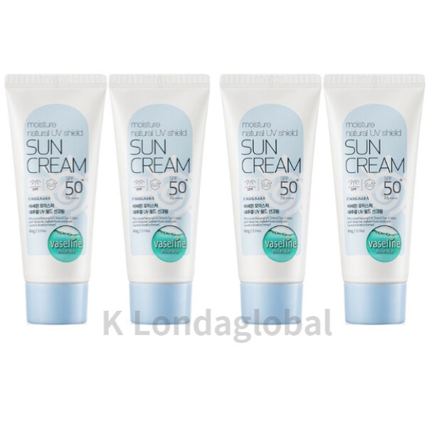 モイスチャー UVシールド 日焼け止め SPF50 + PA ++++ 4個