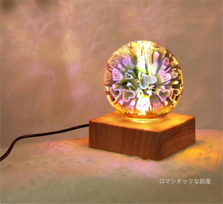 Insスタイル 家で花火を見ましょう 3d花火電球 星空ライト 花火ライト ハートled 大人気 照明