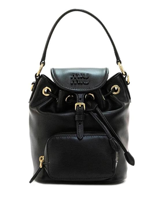 MIU MIU Women Backpacks 5BZ045VOOM 2CRW F0002 NERO