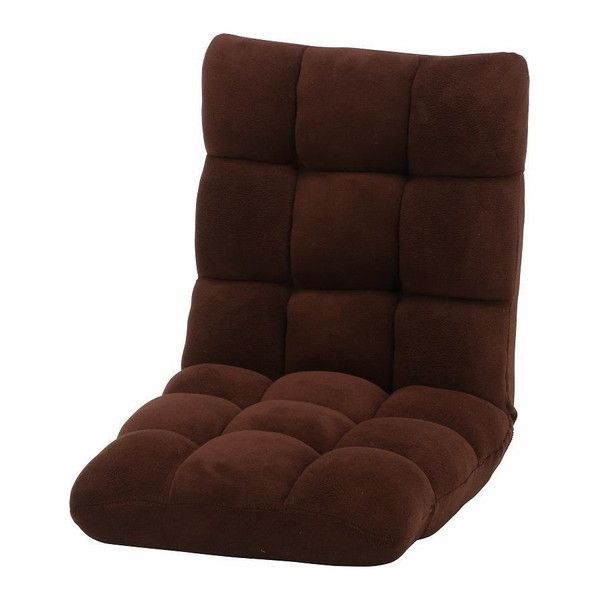 不二貿易 38146 ふわもこ フロアチェア BR ブラウン メーカー直送