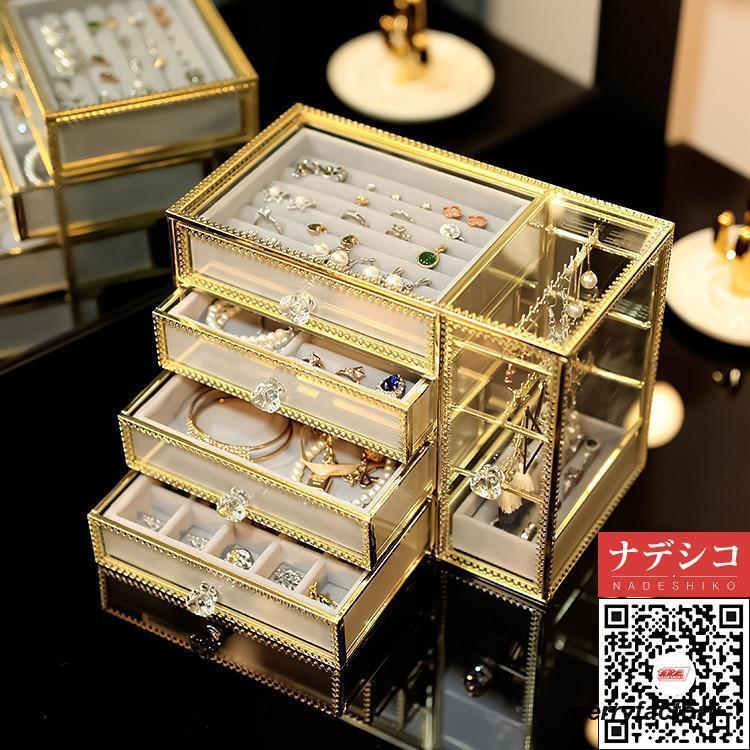 ス アクセサケース アクセサ収 納 パクト 木製 ス ネッス 指輪 保管 携帯 小 物入れ 可愛い 旅行 大容量 宝石箱