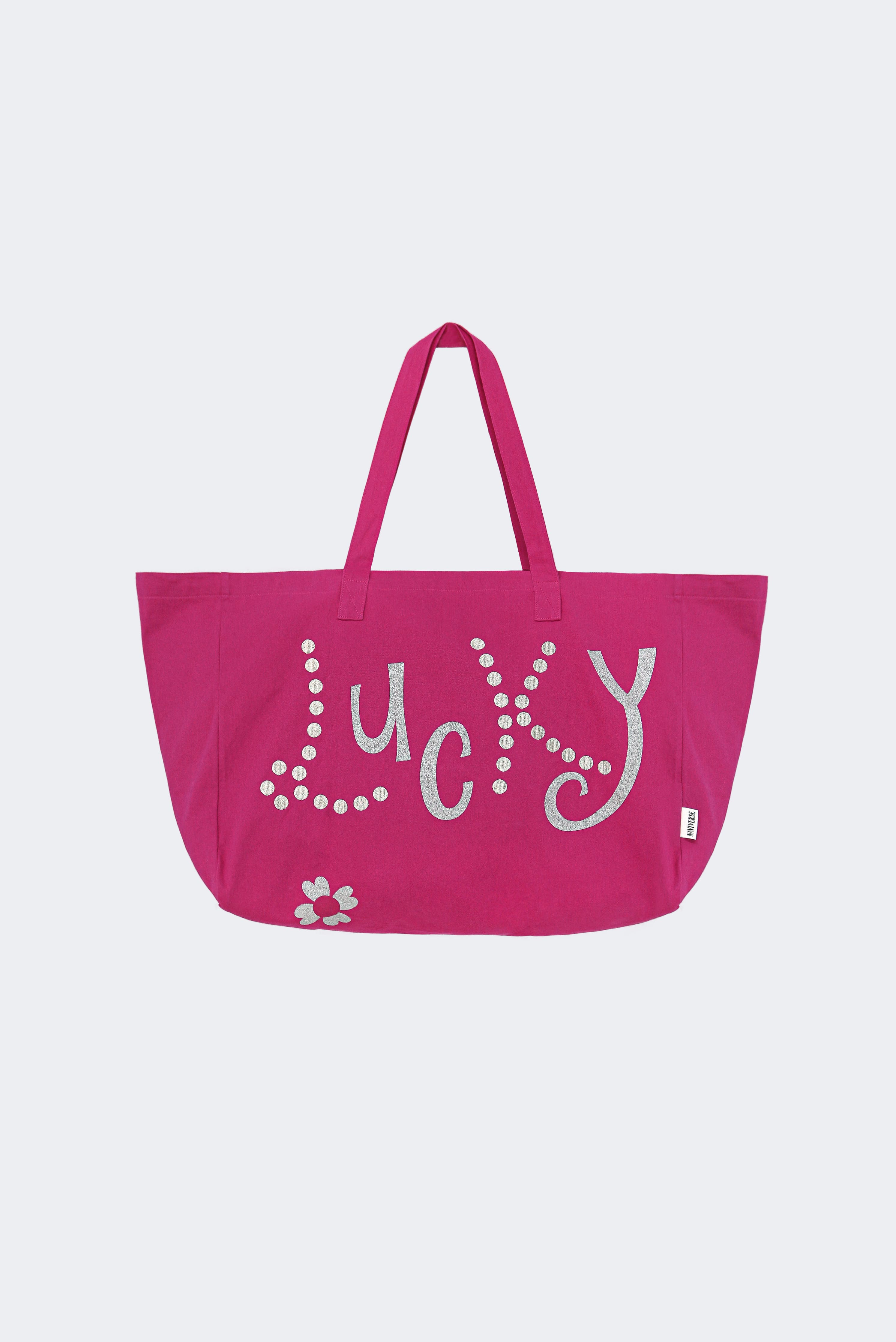 [ILLIT ミンジュ 着用] Lucky Tote Bag - 4カラー + FREE OMAKE 7150937696.jpg
