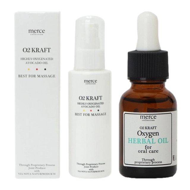 O2クラフト オーツークラフトピュアAアボカド油 とハーバル オーラルケアオイル のセット 100ml+20ml
