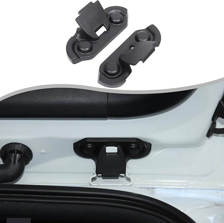 トヨタ ランドクルーザー 250 ランクル250 専用 バックドアヒンジカバー 保護カバー ABS製 防水 耐久性 貼付タイプ 取付簡単 内装パーツ カスタム アクセサリー