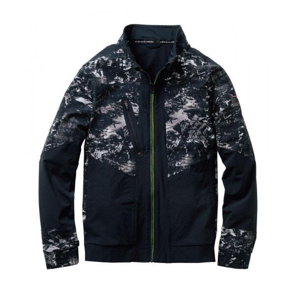 0328-10 長袖ブルゾン Sサイズ マルチブラック(411) G.G.