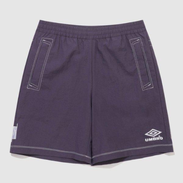 ショートパンツ NQK UQ223CHP59-DVI1 クリスピータスラン 4.5部丈ショートパンツ / DEEP VIOLET