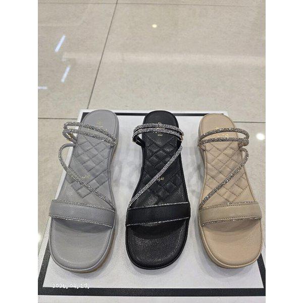 女性天然ラムスキン超軽量3cm 2-WAYサンダルLCWW80U626 (P003796580)