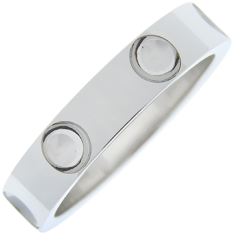 プティットバーグアンプラント リング・指輪 K18ホワイトゴールド 22.5号 約9.1g メンズ 中古品 A+ランク