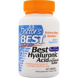 DOCTOR S BEST社　ベスト ヒアルロン酸 w/コンドロイチン硫酸 60錠