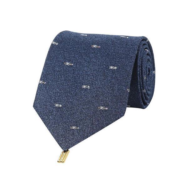 キュービックオールオーバーロゴパターンネクタイネイビー__DLF1ACF1103N1