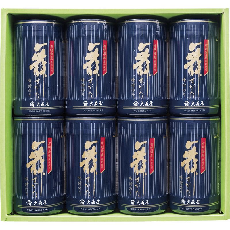 舞すがた 味のり卓上詰合せ B-F 4,721円