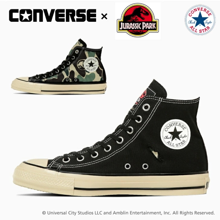 コンバース スニーカー オールスター エイジド ＲＬ ＨＩ / ジュラシック・パーク CONVERSE ALL STAR AGED RL HI / JURASSIC PARK レディース メンズ