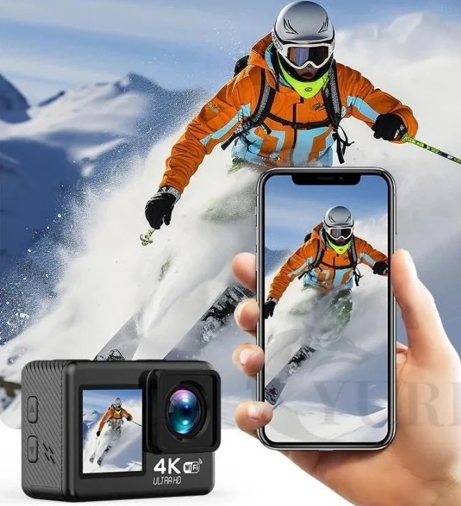【新年新入荷】 アクションカメラ 4K 2000万画素 30M防水カメラ WiFi搭載 水中カメラ 6軸手ぶれ補正 リモコン付き ウェアラブルカメラ カメラ ビデオカメラ