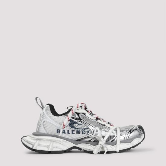 BALENCIAGA Men Sneakers 840090 W3XSG 9239 WHITE NAVY GREY