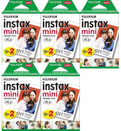 NEWフジチェキフイルム instax mini インスタックスミニ 2P5 計100枚セット