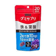 ＵＨＡ味覚糖　　ＵＨＡグミサプリ　鉄＆葉酸　Ｓ...のサムネイル