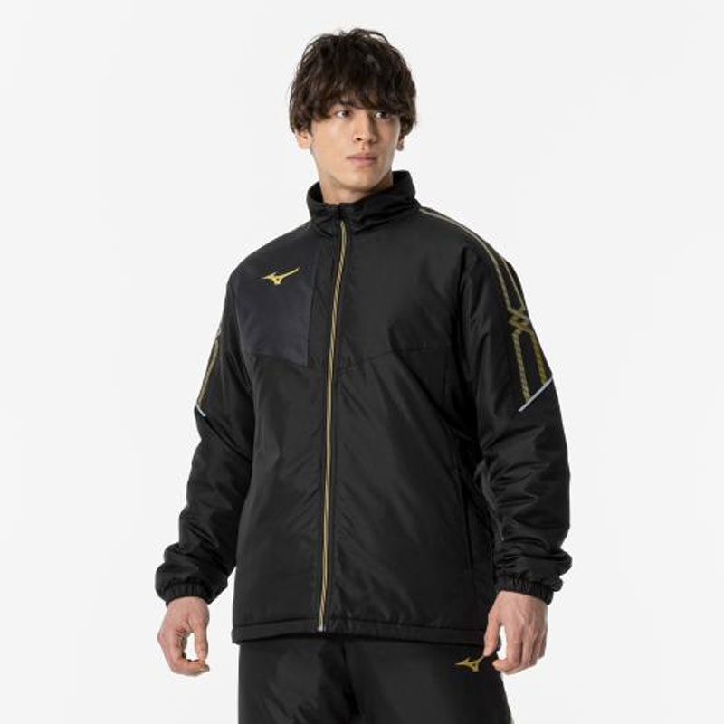 発熱素材 MCライン ブレスサーモ中綿ウォーマージャケット トレーニング (32MEA630)