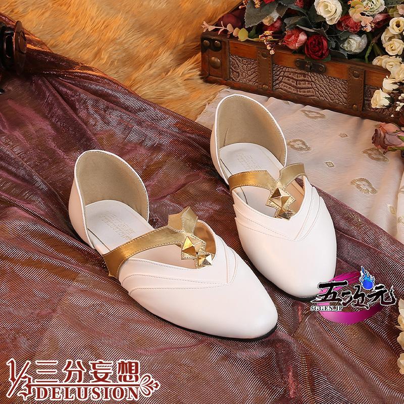 【新品販売 Q10最安値！】 ハロウィン 三分妄想　原神　コスプレ　カーヴェ　靴