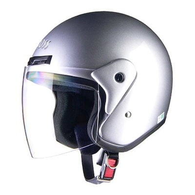 他サイト： リード工業 (LEAD) バイク用 ジェット ヘルメット STRAX CR-720 シルバー フリーサイズ (57-60cm未満)の商品画像