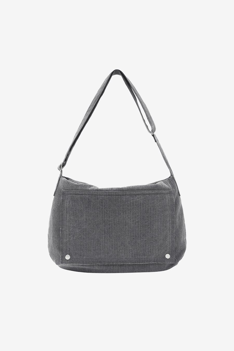 【INSILENCE】 COTTON CUT-OFF SLINGBACK : CHARCOAL