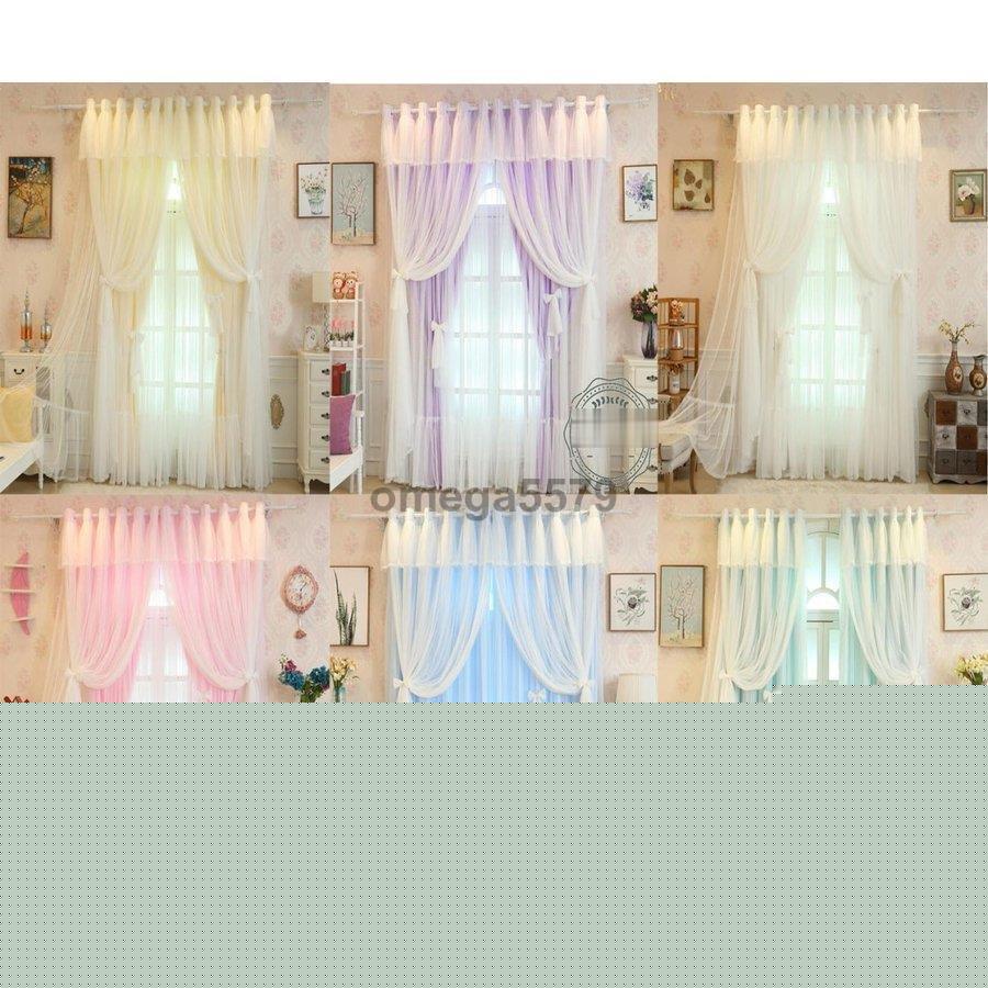 本日限りカーテン韓式 レースカーテン シンプル 韓国田舎風 高級感 上品 洗濯 おしゃれ 姫系 半 遮光 遮熱 安い 洗濯機可能 姫系 腰窓 インテリア フック カーテン