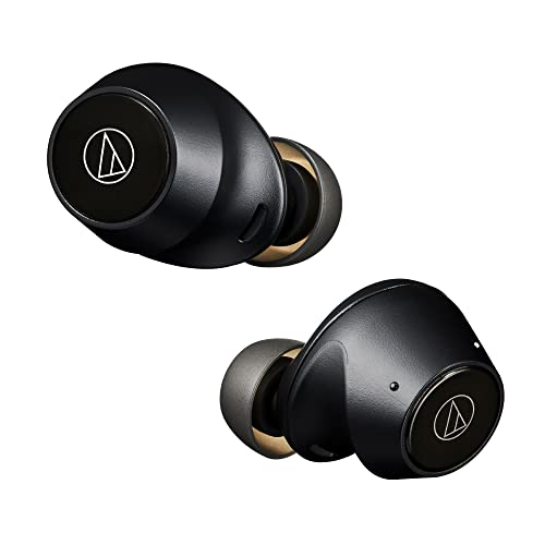 オーディオテクニカ ATH-CKS30TW BK ワイヤレスイヤホン bluetooth 【完全ワイヤレスイヤホン / 重低音 / IP55 防水防塵規格 / マルチポイント対応 / 小型軽量 / 最