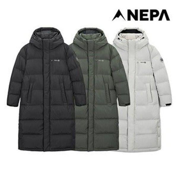 共用サイフォンロングダウンパディングジャケット